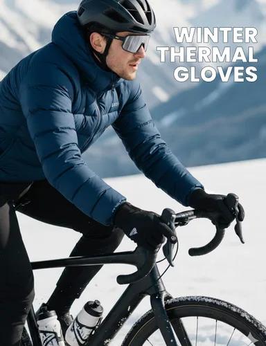 Miniatura 5 de AURUZA Guantes de ciclismo con cremallera