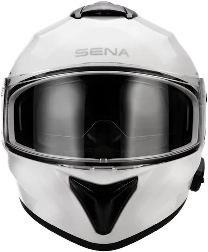 Miniatura 2 de Sena OutForce Casco inteligente de cara completa (Blanco brillante, Mediano) (OUTFORCE-GW00M) - SP85 Blanco satinado