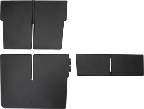 Miniatura 7 de JDMCAR Compatible con accesorios Toyota 4Runner 2010-2024 Organizador de consola central, divisor de compartimento de materiales de ABS negro Negro