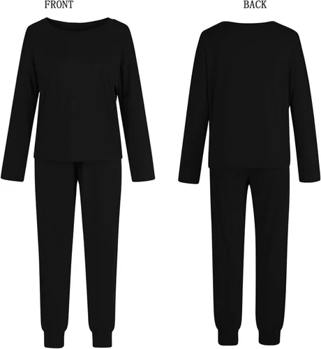 Miniatura 5 de Fixmatti - Conjunto deportivo de 2piezas para mujer de estilo informal, pantalón largo