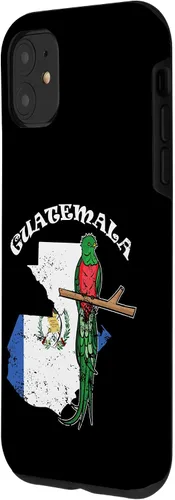 Miniatura 2 de iPhone 11 Quetzal Bird Guatemalan Souvenir Chapin Gift Guatemala Flag Case