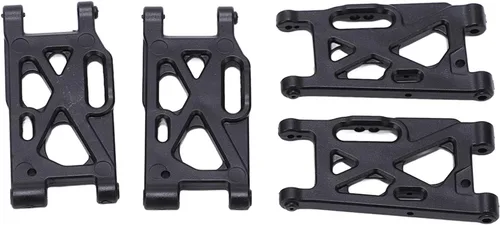 Miniatura 7 de Brazo de suspensión a control remoto, 4 piezas de repuesto de brazo oscilante delantero trasero duradero, piezas de automóvil RC para aficionados