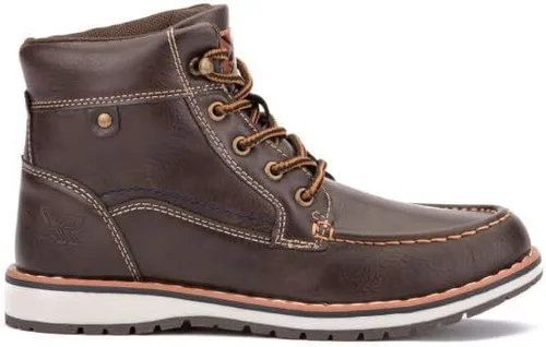 Miniatura 3 de Xray Footwear Boy's Boot, Lace up, Thermoplastic rubber (TPR) Outsole, Moc-Toe, flat sole.