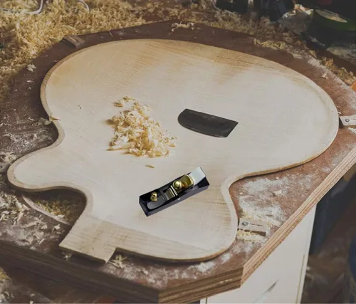 Miniatura 6 de Mini cepilladora de madera, plano de mano de bloque, avión de madera, herramienta de mano de madera, perfecta para carpintería, recorte, alisado