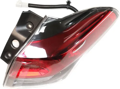 Miniatura 3 de Luz trasera del lado del pasajero compatible con 2016 2017 2018TOYOTA RAV4, luces traseras derechas de lentes transparentes, lámparas de freno
