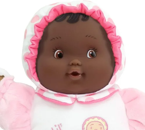 Miniatura 2 de JC Toys Lil' Hugs - Cuerpo suave rosa afroamericano, tu primera muñeca bebé, diseñada por Berenguer, a partir de 0 años