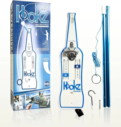 Bottle Bash Brands Hookz - Anillo LED en un juego de cuerdas (todo tipo de clima, interior o exterior)