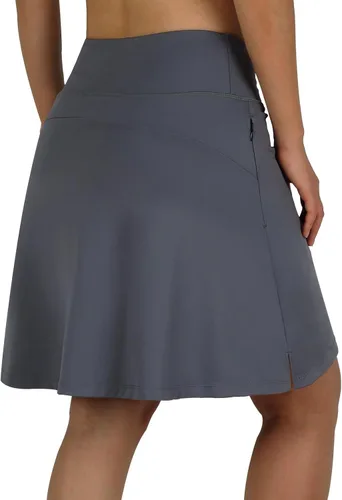 Miniatura 2 de ANIVIVO Faldas pantalón para mujer de 20 pulgadas de longitud a la rodilla, faldas deportivas de pickleball para tenis, golf y pickleball