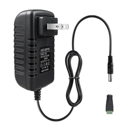 Miniatura 15 de Fuente de alimentación de 12 V, fuente de alimentación de 12 voltios 3A 36 W CC con interruptor de encendido y apagado, adaptador de corriente LED