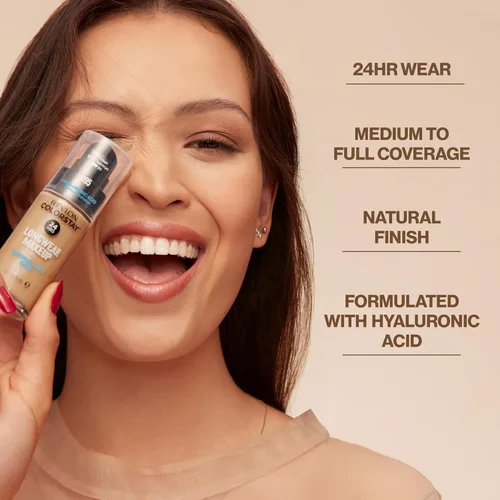 Miniatura 3 de Revlon Base Líquida Foundation, Maquillaje Facial ColorStay para Piel Normal y Seca, SPF 20, Cobertura Media-Completa de Larga Duración con Acabado