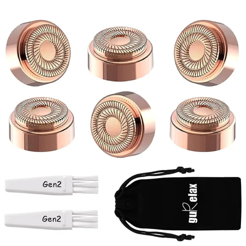 Cabezales de repuesto para acabado Touch Flawless Gen2, cuchillas de repuesto para dispositivo removedor de vello facial para mujeres, cabezales de