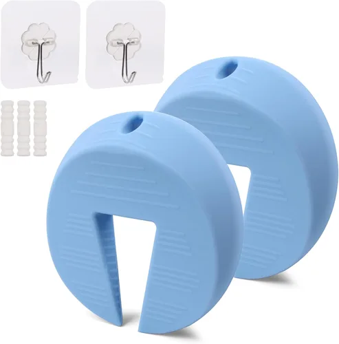 Miniatura 19 de Neobay Protector de Puerta contra Pellizcos y Tope para Puertas, Protector de Puerta de Silicona Duradera contra Pellizcos de Dedos, Previene Blanco