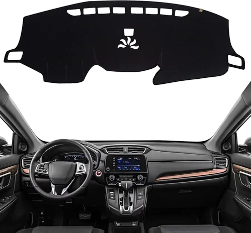 Miniatura 27 de Cubierta de tablero Tapete de salpicadero Compatible con Ho-nda Civic 2015-2012 (para transmisión izquierda), tapete de salpicadero para coche