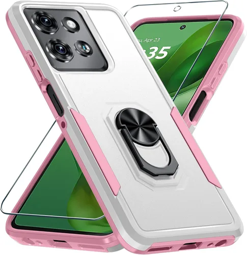 Miniatura 12 de Janmitta - Funda compatible con Moto G 5G 2023 con protector de pantalla, cubierta protectora de cuerpo completo resistente a prueba de golpes