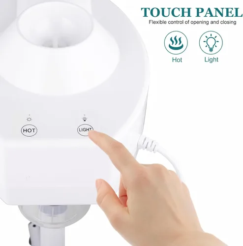 Miniatura 7 de Vaporizador facial 2 en 1 de Winado con luz de magnificación 5X, limpieza profunda para el cuidado personal de la piel, humidificador profesional