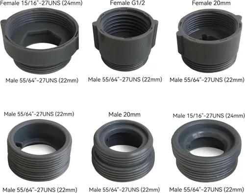 Miniatura 3 de Extensor giratorio para grifo, adaptadores de grifo de boquilla, filtro universal contra salpicaduras, extensión de grifo de cocina, cabezal