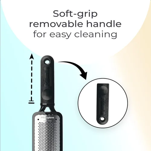 Miniatura 7 de Escofina para pedicura Microplane, tamaño gigante, Negro