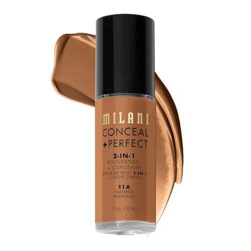Miniatura 9 de Milani Conceal + Perfect Base + Corrector 2 en 1 para una Tez Impecable, Corrector para Debajo de los Ojos, Cubre Enrojecimiento e Imperfecciones
