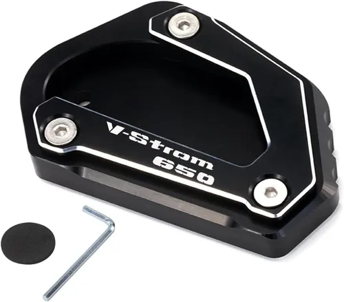 Miniatura 2 de Placa de soporte de extensión lateral de motocicleta compatible con SUZUKI Vstrom 650 650XT 2004-2023 Vstrom Soporte de almohadilla de pie DL650