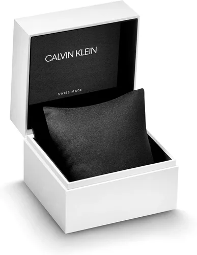 Miniatura 6 de Calvin Klein K8Q331L2 Posh Reloj de cuero con esfera blanca de 1260in para mujer Movimiento de cuarzo