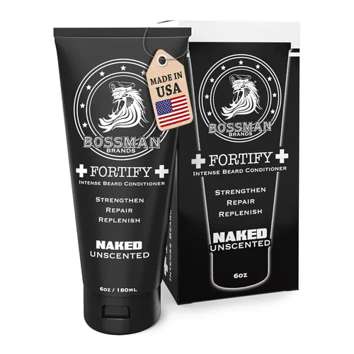 Miniatura 20 de Bossman Fortify - Acondicionador intenso para barba para hombres (aroma de diligencia), hidrata, repone y protege con ingredientes naturales