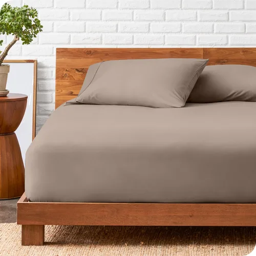 Miniatura 14 de Bare Home Juego de sábana bajera y fundas de almohada, microfibra ultrasuave de 1800 hilos, lujosa, doble cepillado, bolsillos profundos, ajuste 13