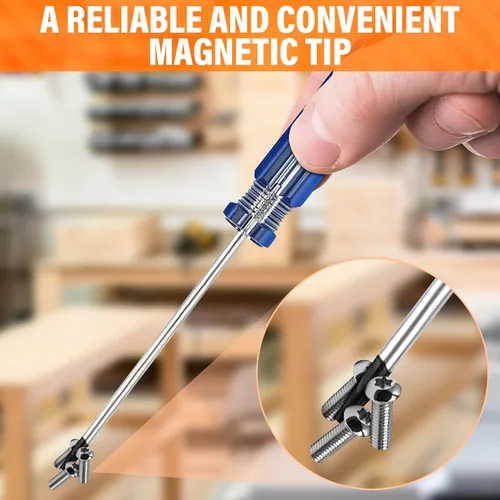 Miniatura 5 de Paquete de 2 destornilladores Torx T8 – Bueno para trabajos de reparación, bricolaje, electrónica y controladores Destornillador Torx T8 de acero