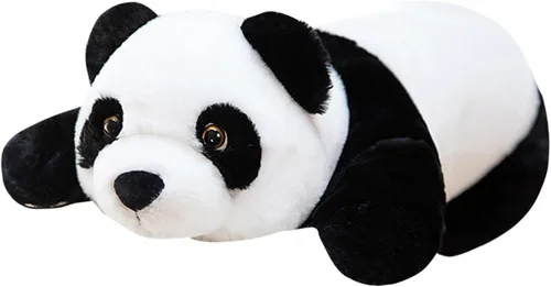 Miniatura 10 de Hronsa Animales de peluche con peso, oso con peso, lindo cojín de felpa de oso marrón para adultos, niños y niñas, 11.8 pulgadas