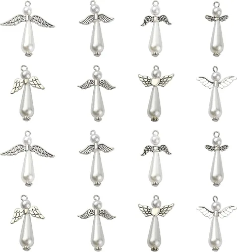 Miniatura 9 de Ipotkitt 100 dijes acrílicos de luna coloridos con temática celestial, mini cuentas de luna creciente para accesorios de fabricación de joyas