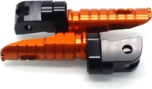 Miniatura 7 de MZS Estriberas de motocicleta compatibles con ZX4R ZX4RR ZX25R EX 400 Z400 2018-2025, estriberas delanteras ajustables para pedal, color negro CNC