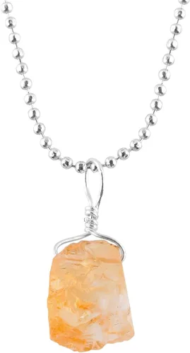 Miniatura 8 de Collar con colgante de gemas naturales, piedras en bruto, chapado en plata, cristales sanadores de chakras, hecho a mano, boda, cumpleaños