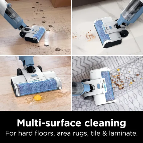 Miniatura 3 de Aspiradora Shark WD201 HydroVac inalámbrica Pro XL 3 en 1, sistema de limpieza con mopa y autolimpieza con cepillo antimicrobiano* y solución
