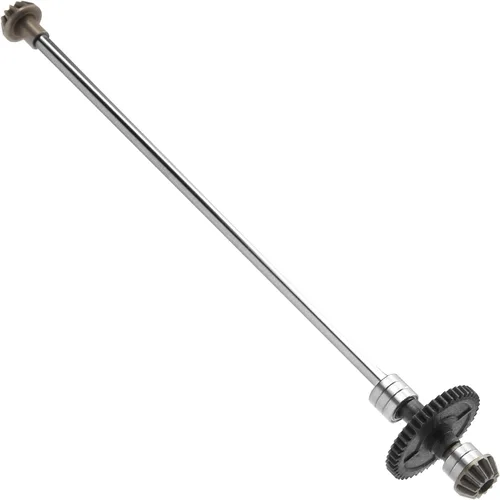 Miniatura 3 de Eje central de transmisión central de metal para automóvil a control remoto con engranaje de motor 27T, pieza de actualización compatible con Wltoys