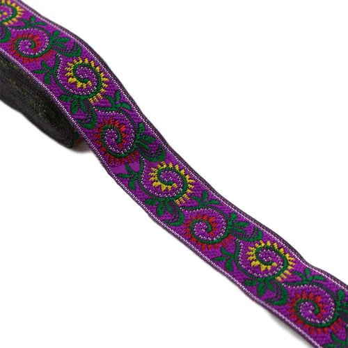 Miniatura 10 de MSCFTFB Patrones de pasley - Cinta de tela de jacquard, cintas de tela tejida con flecos para accesorios de ropa, correas de adorno, cinturones