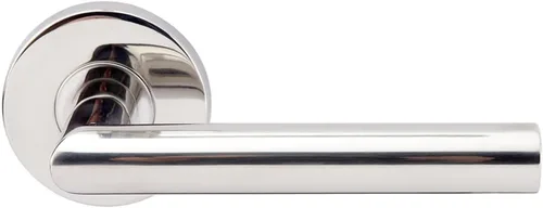 Miniatura 10 de INOX RA RA105L471-32D - Juego de manijas tubulares para puerta de paso, roseta redonda TL4, manija de puerta interior con fondo de 2-3/4 pulgadas