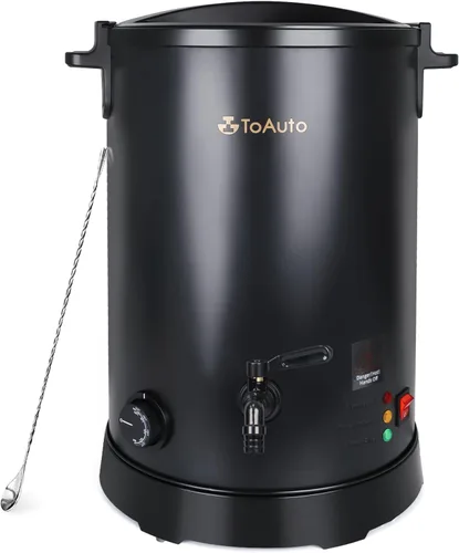 TOAUTO Derretidor de cera comercial para fabricación de velas, olla de fusión de cera eléctrica grande de 15 cuartos para hacer velas, negocios con