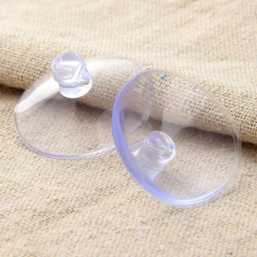Miniatura 8 de dophee Paquete de 10 ventosas para mesas de cristal, almohadillas de goma transparente anticolisión sin ganchos para organización del hogar, cocina