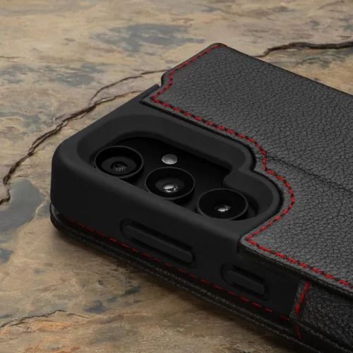 Miniatura 5 de TORRO Funda compatible con Samsung Galaxy S24 5G – Funda de piel premium tipo cartera con función atril y ranuras para tarjetas