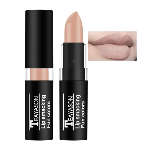 AKARY Maquillaje de lápiz labial mate Earth Color, de larga duración, brillo de labios, gótico, vintage, cosméticos, maquillaje de fiesta, base