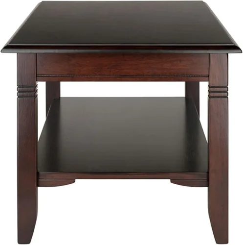 Miniatura 5 de Winsome Wood Nolan Occasional Table + Eugene Accent Table Bundle Madera maciza
