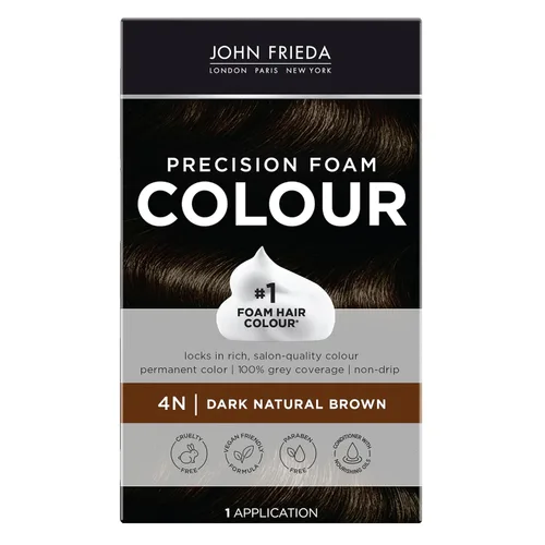 Miniatura 29 de Espuma de color John Frieda, precisión 4R Rojo Oscuro Marrón