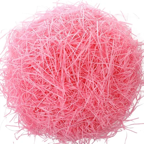 Miniatura 16 de Zonon Cesta de pasto de Pascua de 17 onzas, trituradores de papel de rafia, relleno de papel de rafia, para embalaje de regalo, caza de huevos