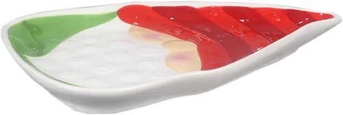 Miniatura 5 de Young's Inc Soporte de cuchara de gnomo de cerámica para estufa y encimera de cocina, duradero y fácil de limpiar, puede contener cucharones
