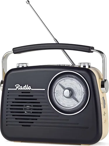 Radios portátiles AM FM SW, receptor de transistor retro de recepción fuerte, altavoz Bluetooth, enchufe de corriente alterna en la pared, funciona
