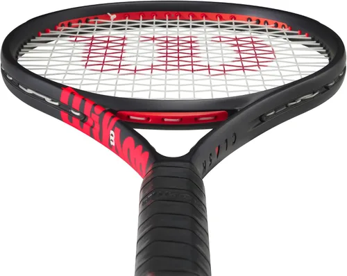 Miniatura 4 de Wilson Clash 100 Pro V3 - Raqueta de tenis de rendimiento para adultos, tamaño de agarre de 2-4 1/4 pulgadas, ensartada con Sensation 16 Natural