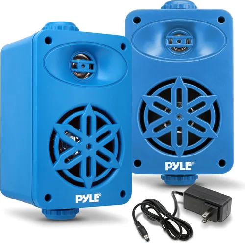 Miniatura 18 de PyleUsa Par de altavoces Bluetooth para interiores y exteriores, 500 W, doble impermeable, 5.25 pulgadas, sistema de altavoces de rango completo