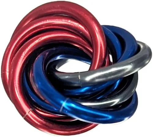 Miniatura 8 de Möbii Fidget Ball (MultiColor): Herramienta de alivio del estrés, ansiedad y estimulación para ADHD, silenciosa, ideal para el hogar, viajes, Rosa
