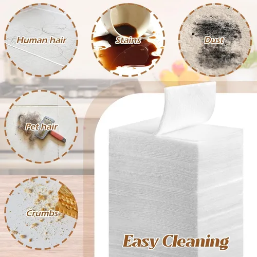 Miniatura 3 de Hoolerry 900 paños de barrido en seco compatibles con Swiffer Sweeper, repuestos desechables para trapeador seco, paños para polvo, almohadillas