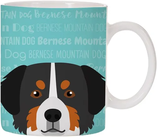 Miniatura 9 de Taza de café de cerámica con diseño de raza de perro de 11 oz (Border Collie)