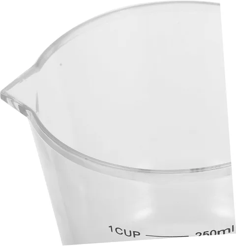 Miniatura 3 de VANZACK Mini exprimidor de limón portátil, exprimidor manual con mango y taza medidora para frutas cítricas, fácil de usar y extractor ligero